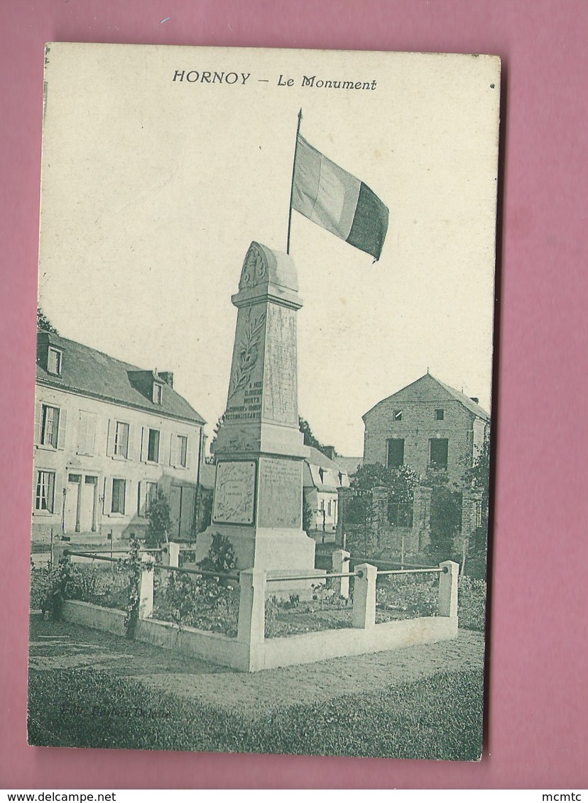 CPA-  Hornoy  -  Le Monument - Hornoy Le Bourg