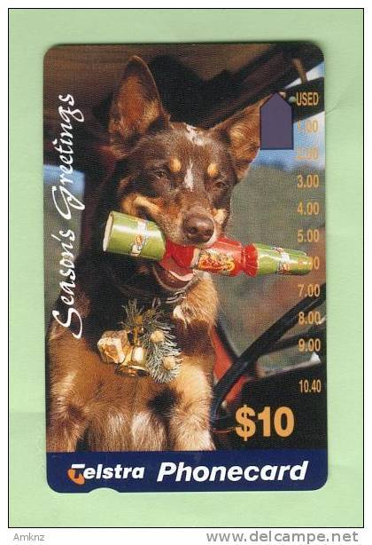 Australia - 1995 Christmas $10 Dog With Cracker - EFU - AUS-M-323 - Australia