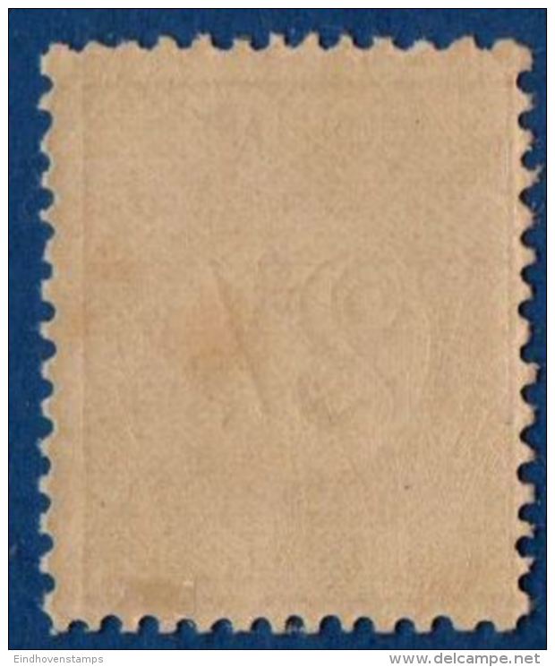 Nederland 1876 2&frac12; Ct Lilaa Perf 12&frac12; MH (miinor Hinge Remains) - Neufs