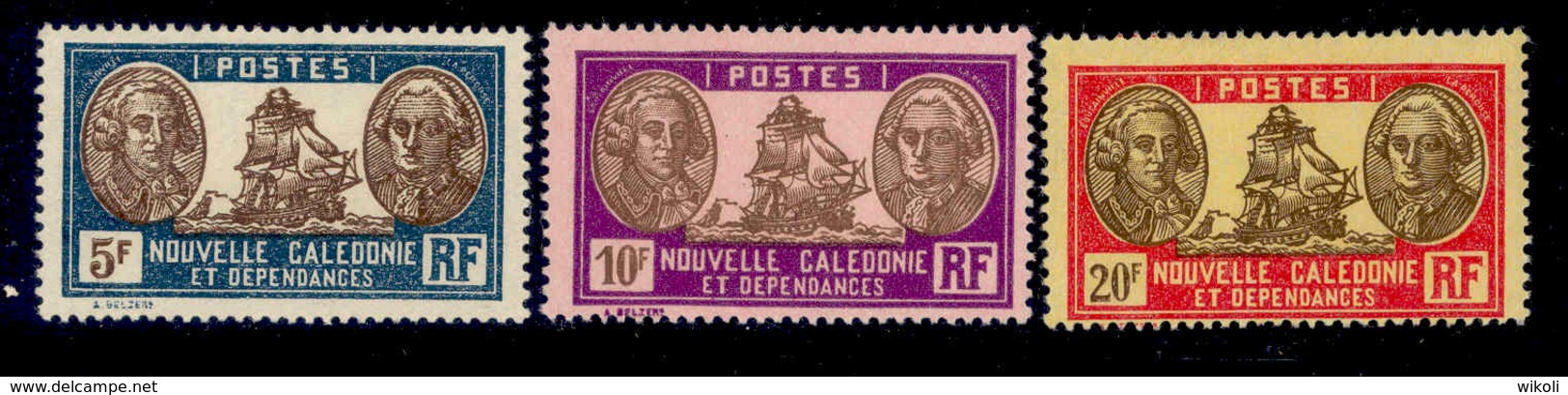 ! ! New Caledonia - 1928 Stamps - YT 159 To 161 - MH (AA024) - Neufs