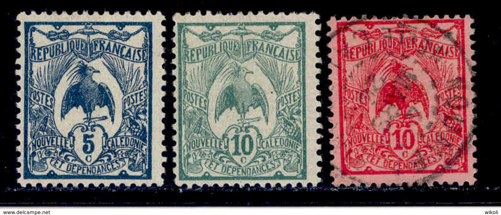 ! ! New Caledonia - 1922 Stamps - YT 114 To 116 - MH & Used (AA030) - Unused Stamps
