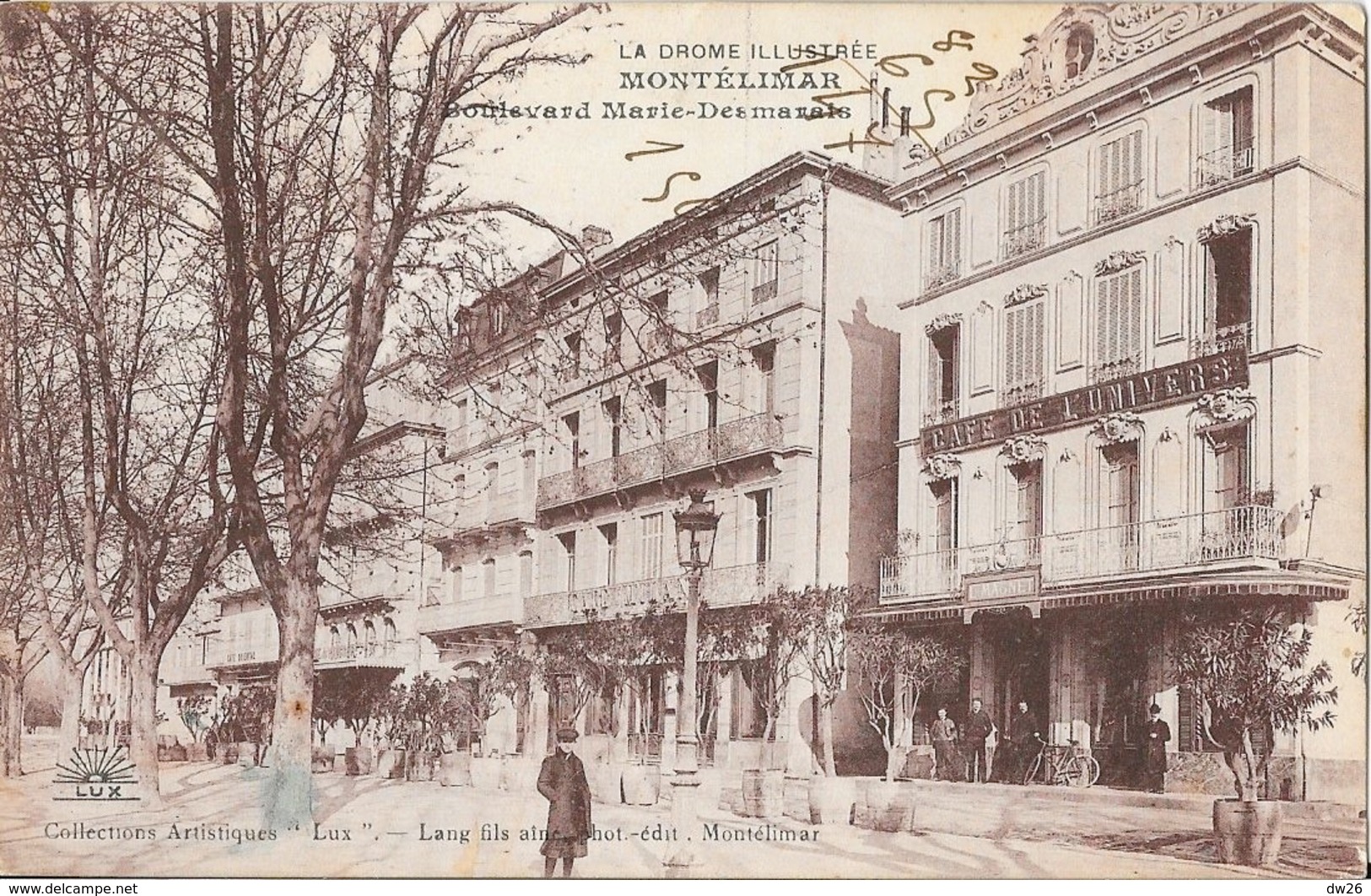 Montélimar - Boulevard Marie (Marre) Desmarais - Edition Lang Fils, Collection Lux - Montelimar