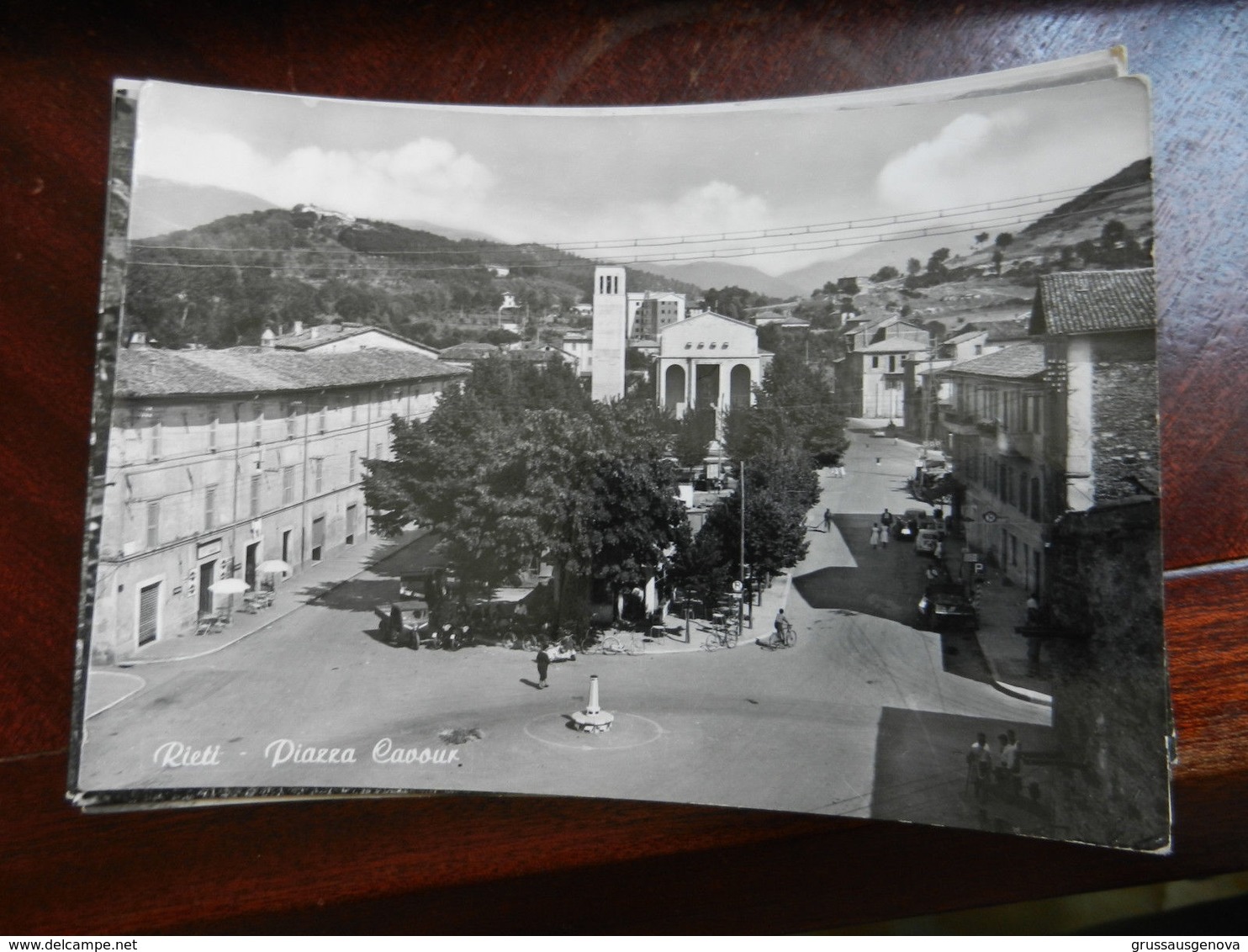 17751) RIETI PIAZZA CAVOUR VIAGGIATA 1962 - Rieti