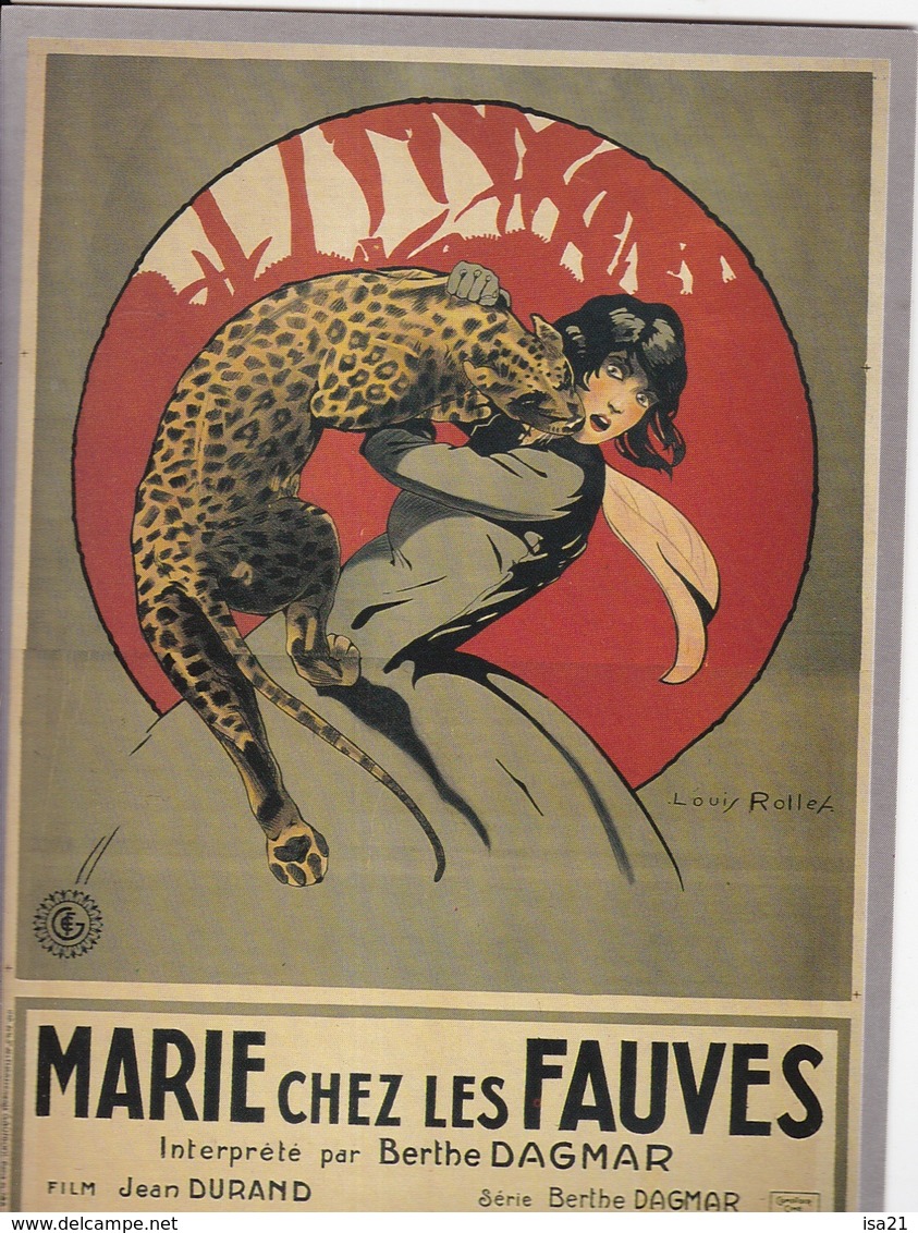 CPM "GAUMONT Présente" MARIE Chez Les Fauves 1921 Ed Ramsay - Affiches Sur Carte