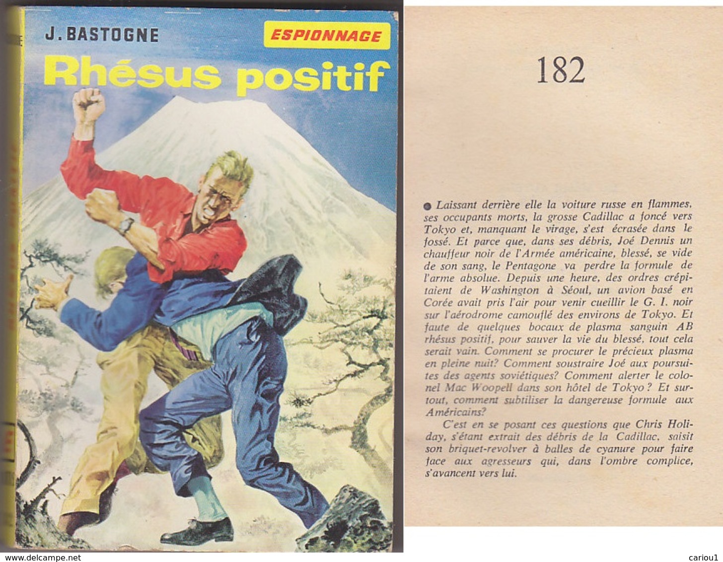 C1  Jacques BASTOGNE Rhesus Positif 1960 EPUISE Benvenuti LA CHOUETTE - Ditis - La Chouette