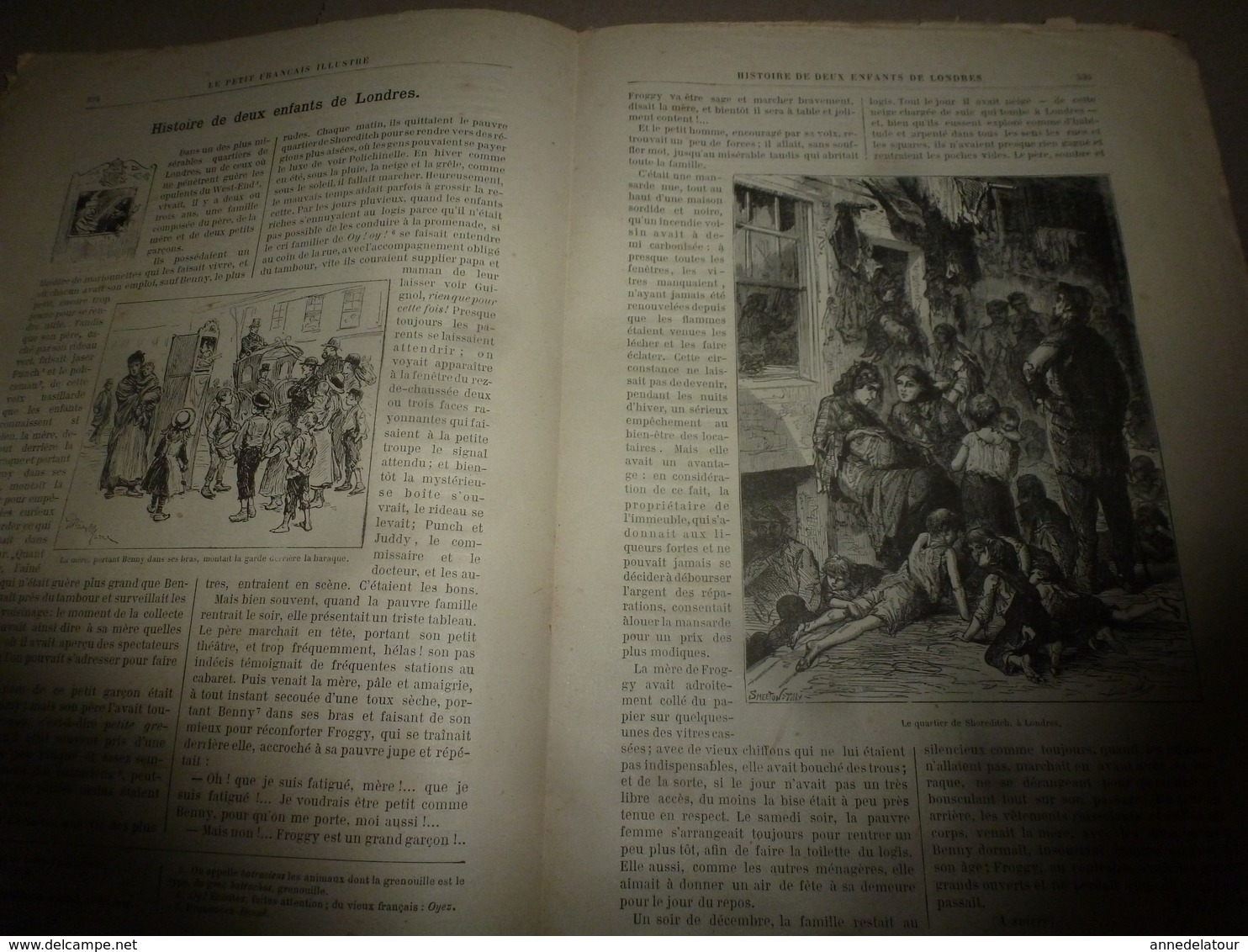 1890 Le Petit Français Illustré :London (Thornton Heath,Shoreditch) Picture Smeeton; Les Phares Aux Alouettes;Coutumes - 1850 - 1899