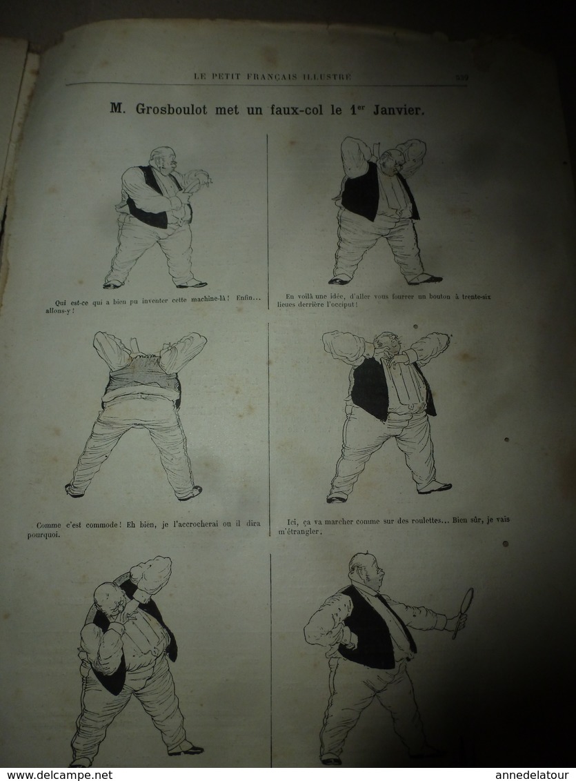 1890 Le Petit Français illustré :London (Thornton Heath,Shoreditch) picture Smeeton; Les phares aux alouettes;Coutumes