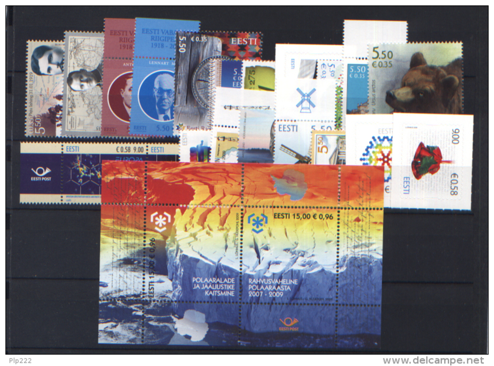 Estonia 2009 Annata Completa / Complete Year Set **/MNH VF - Estonia