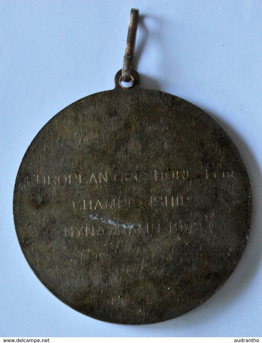 Médaille Récompense Svenska Racerbatförbundet European Offshore Championship Nynashamn 1992 Course Bateaux - Autres & Non Classés
