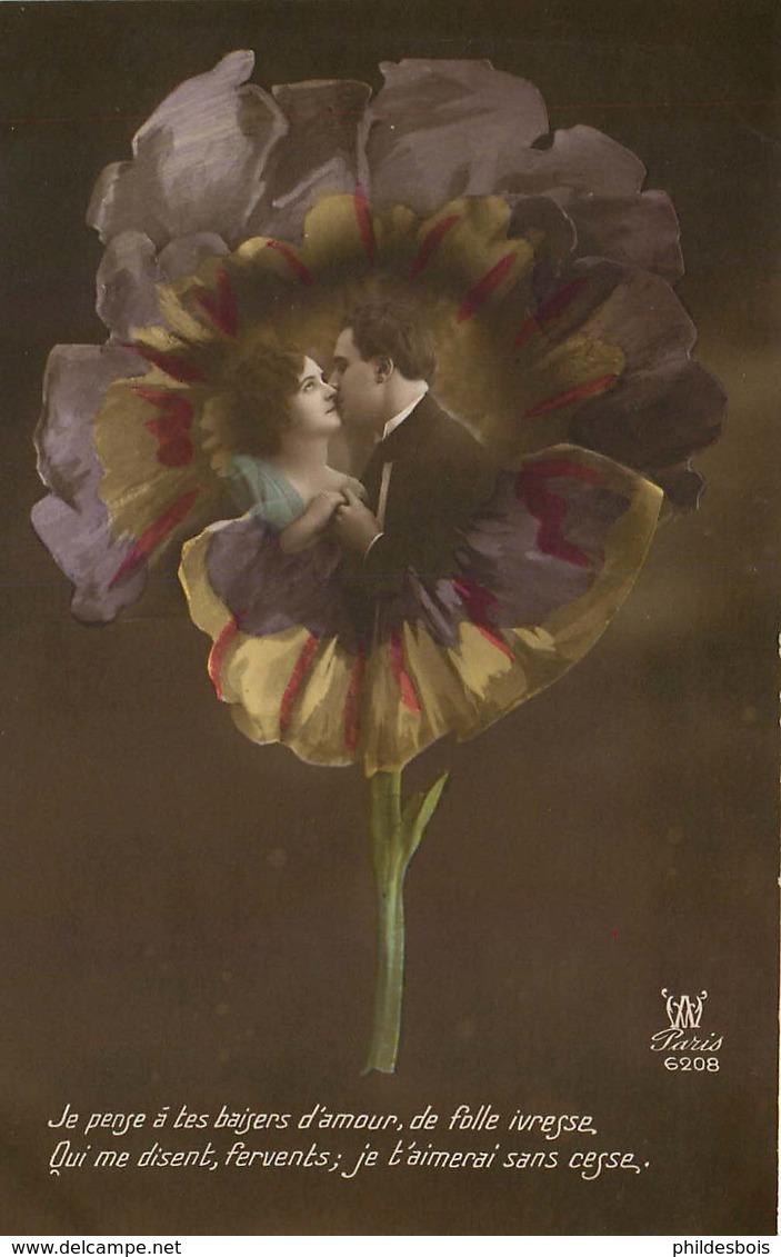 COUPLE PORTRAIT Dans Une Fleurs - Couples