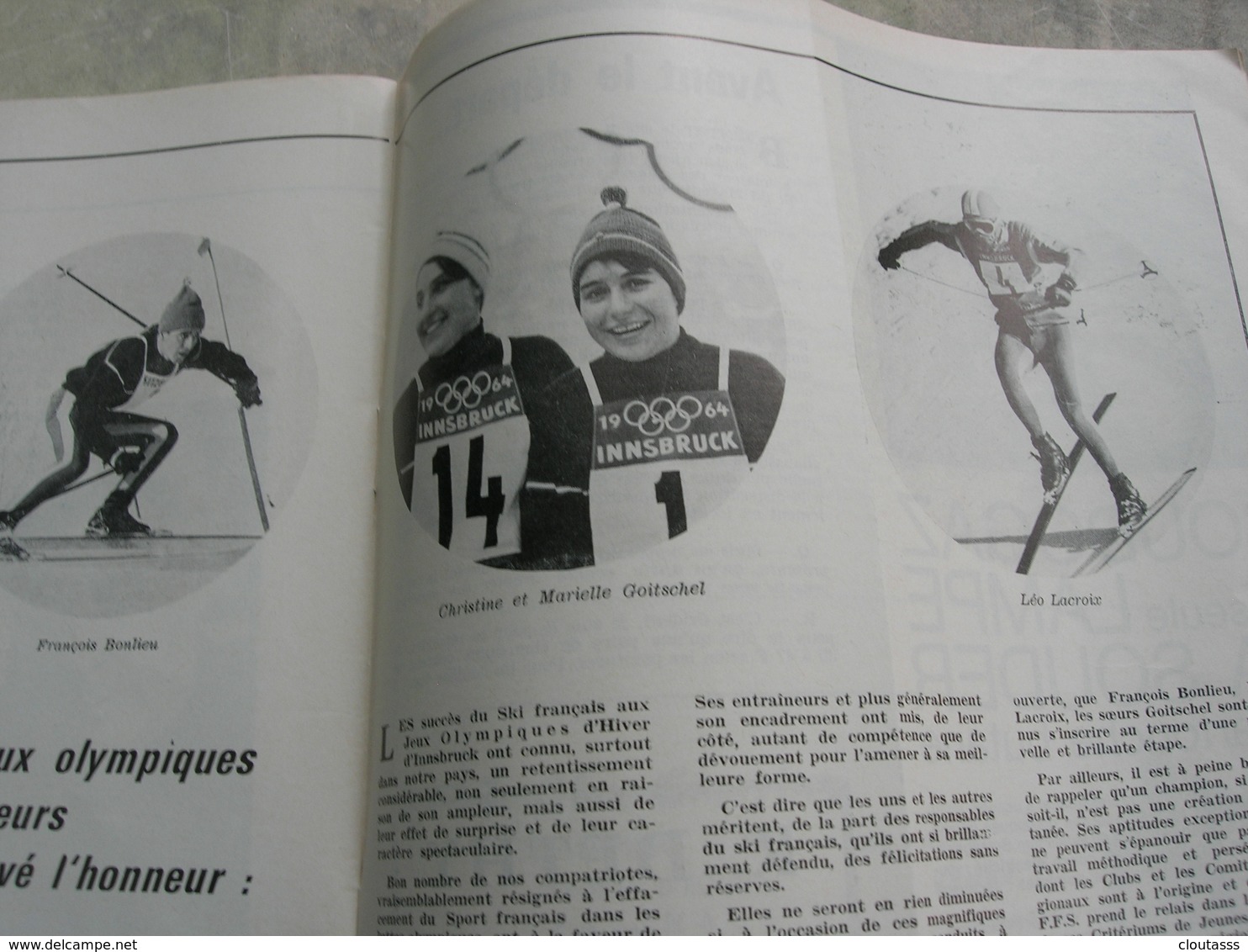 JEUNES DES AUBERGES) Auberges De Jeunesse -photos- Ski - J O Innsbruck -activités Décembre 1064 33 Pages - Otros & Sin Clasificación