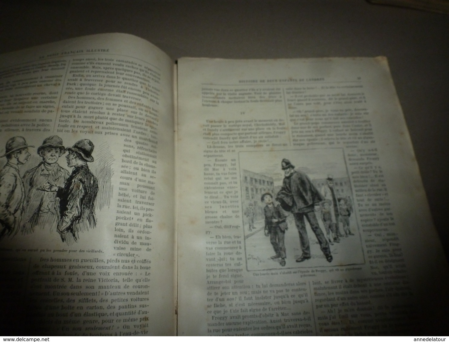 1890 Le Petit Français illustré :Les montagnes russes artificielles;Comment faire des FAUSSES FOURRURES comme des vraies