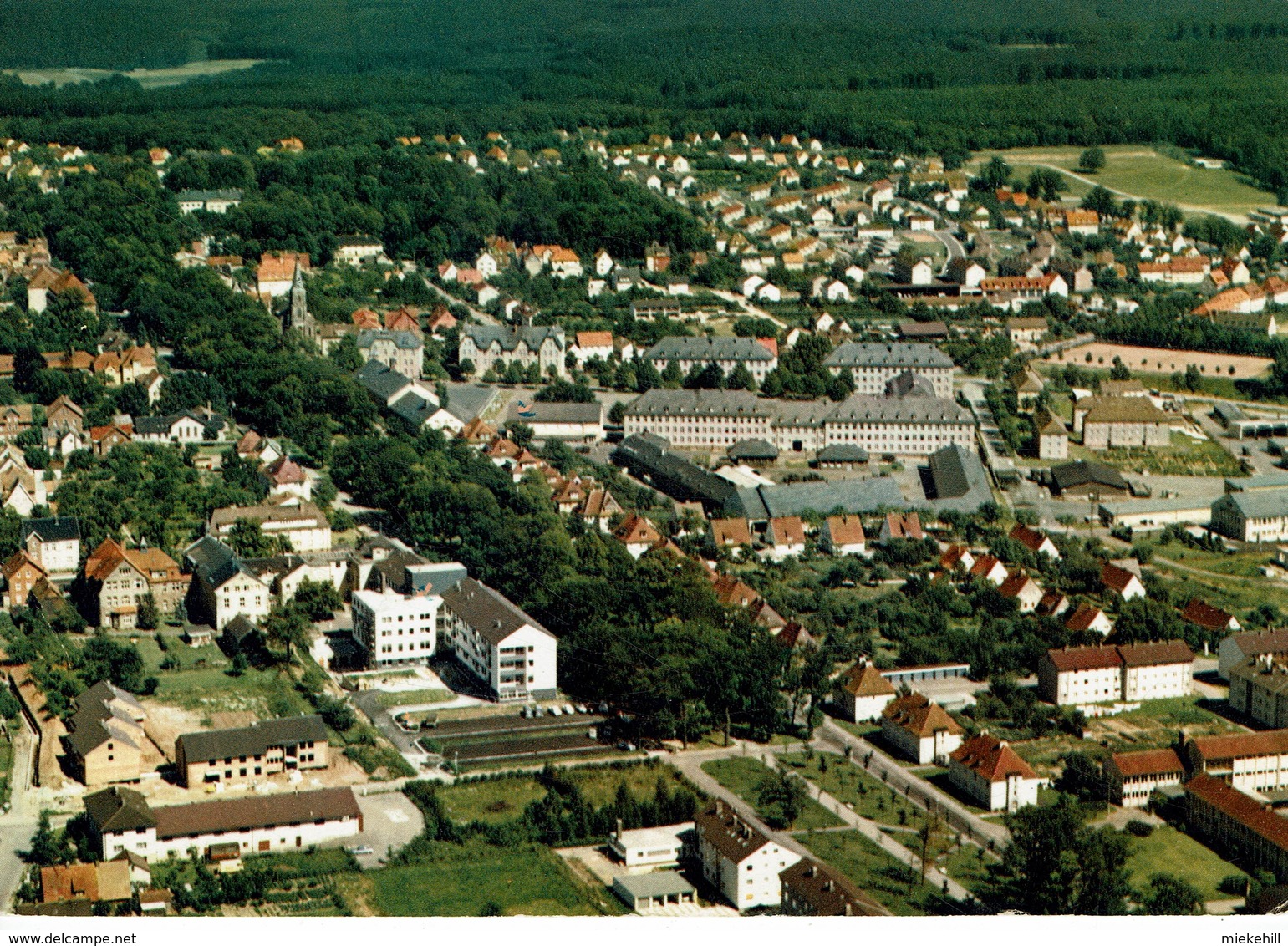 BAD AROLSEN-VUE AERIENNE-OBLITERATION MILITAIRE BPS 37-MILITARY POST-MARCOPHILIE - Bad Arolsen