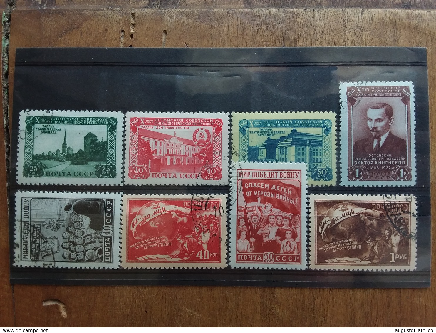 RUSSIA 1950 - Serie Complete Timbrate Nn. 1486/89 - 1490/93 + Spese Postali - Usati