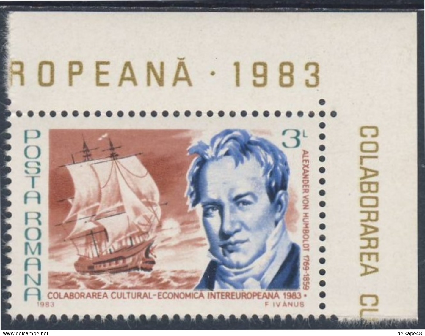 Romania Romana Rumänien 1983 Mi 3957 ** Alexander Von Humboldt (1769-1859), Deutscher Naturforscher / German Explorer - Natuur