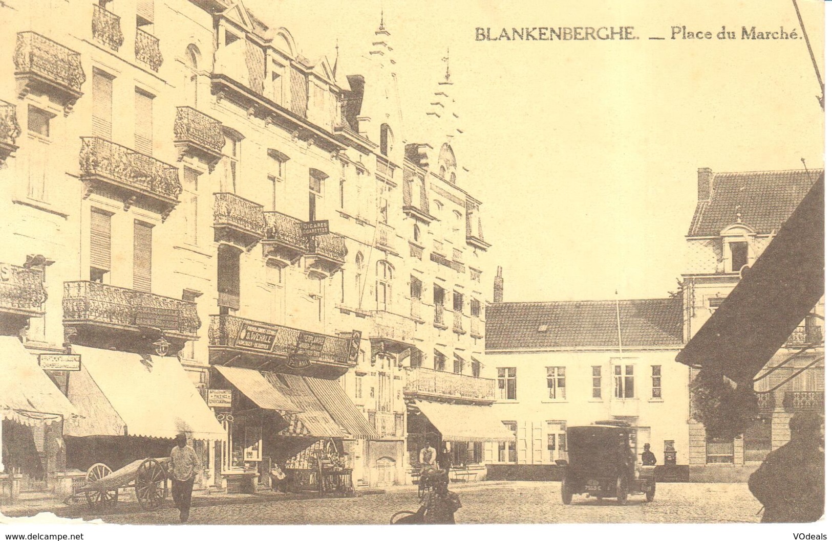 Blankenberge - CPA - Place Du Marché - Blankenberge