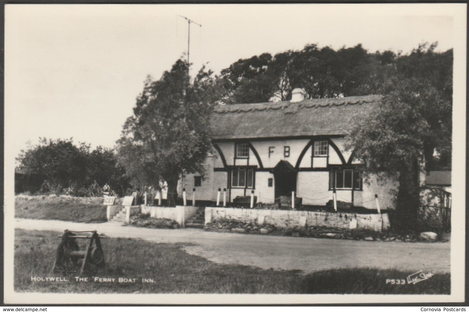 The Ferry Boat Inn, Holywell, Cambridgeshire, C.1950s - Walter Scott RP Postcard - Other & Unclassified