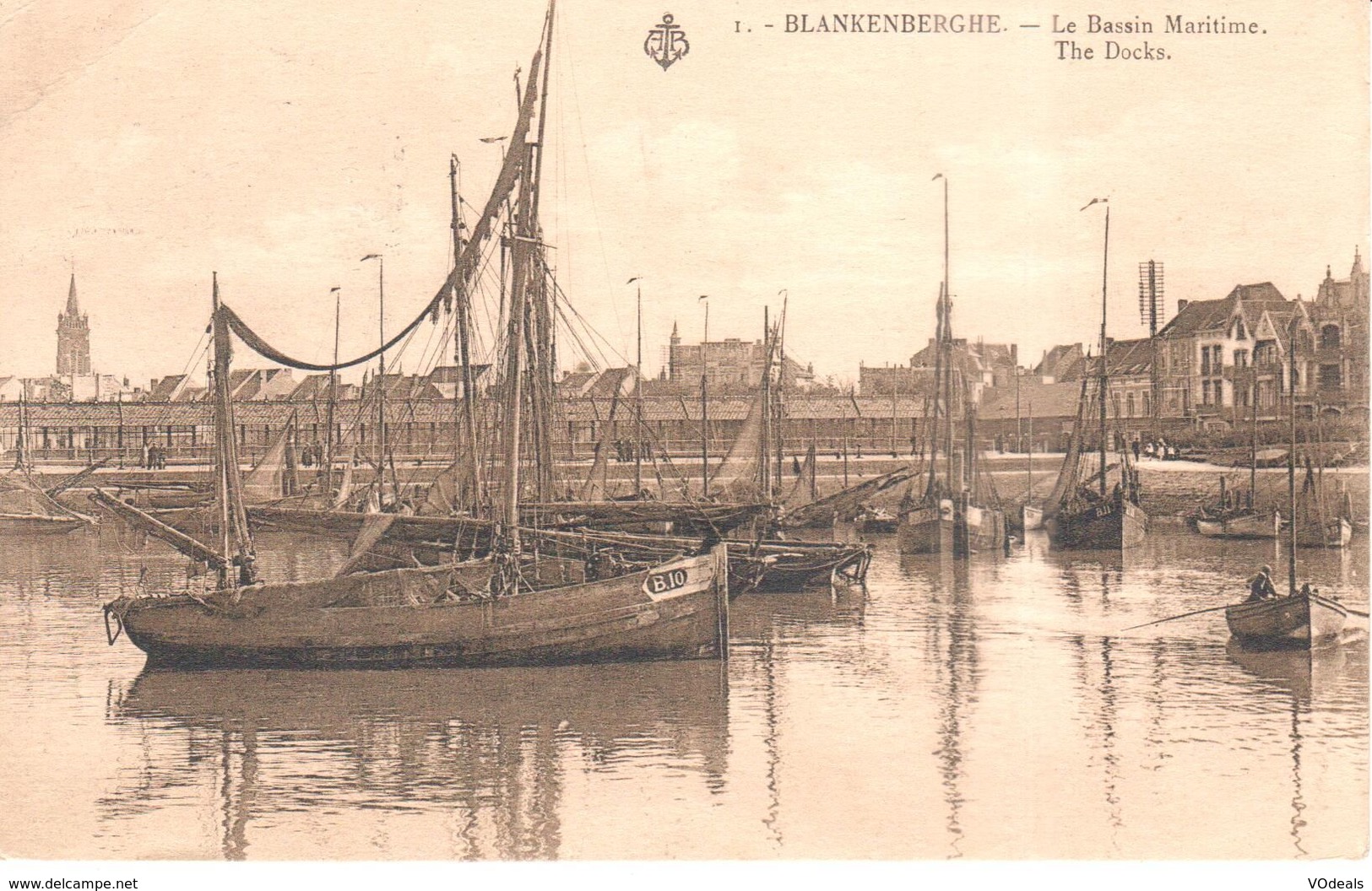 Blankenberge - CPA - Le Bassin Maritime - Blankenberge