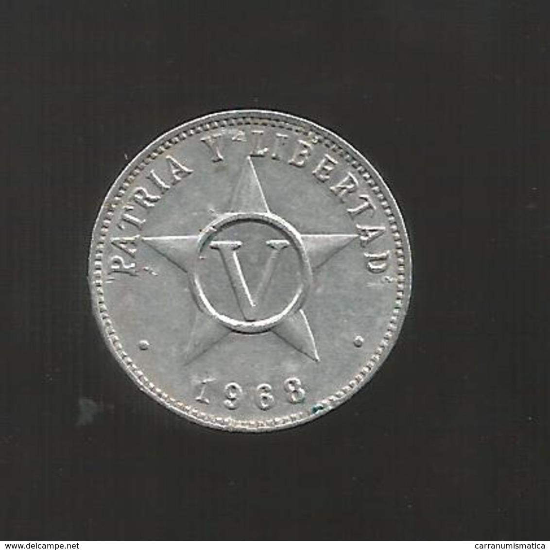 CUBA - 5 CENTAVOS (1968) - Cuba