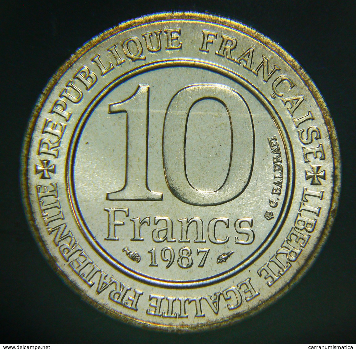 FRANCE - 10 Francs Argent BU ( 1987 ) Millénaire CAPETIEN + Boite - Autres & Non Classés