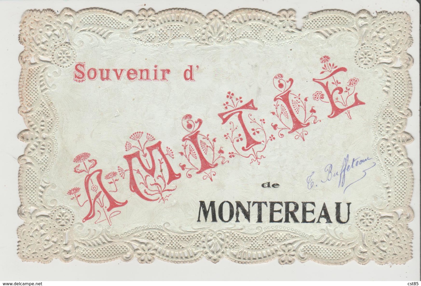 CPA - Souvenir D' AMITIE De MONTEREAU - Montereau