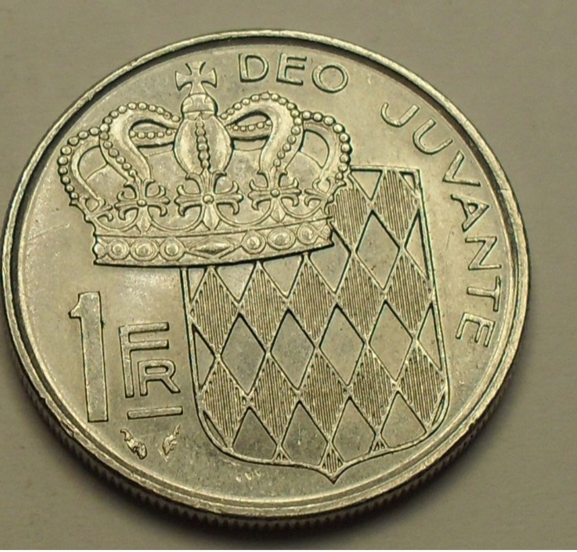 1982 - Monaco - 1 FRANC, RAINIER III, KM 140, Gad 150 - 1960-2001 Nouveaux Francs