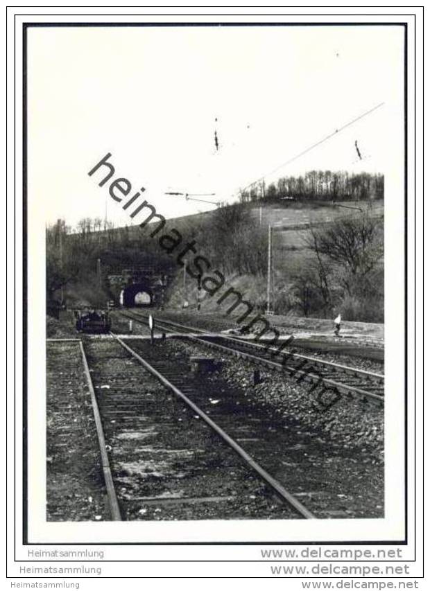 Schützebergtunnel Bei Oberrieden 1969 - Hessen - Foto 7,5cm X 10,5cm - Trains