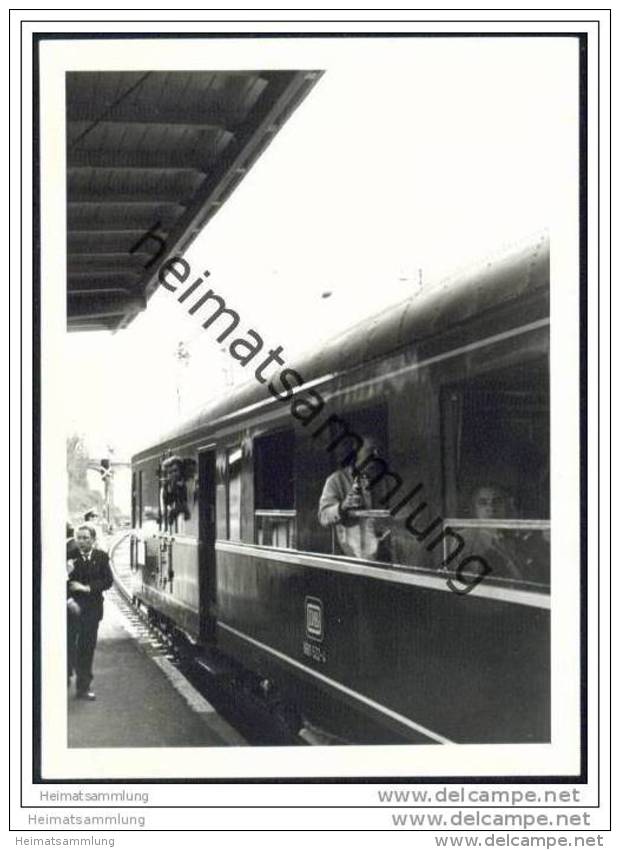 Am Bahnhof Eichenberg 1969 - Hessen - Foto 7,5cm X 10,5cm - Trains