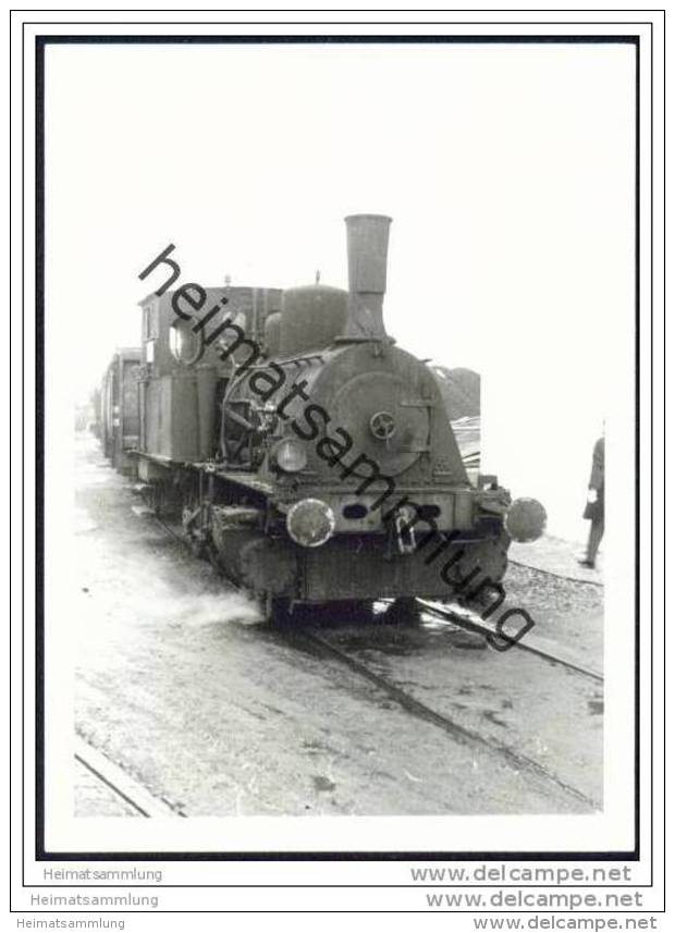 T3 Lokomotive - Zuckerfabrik Warburg 1969 - Foto 7,5cm X 10,5cm - Trains