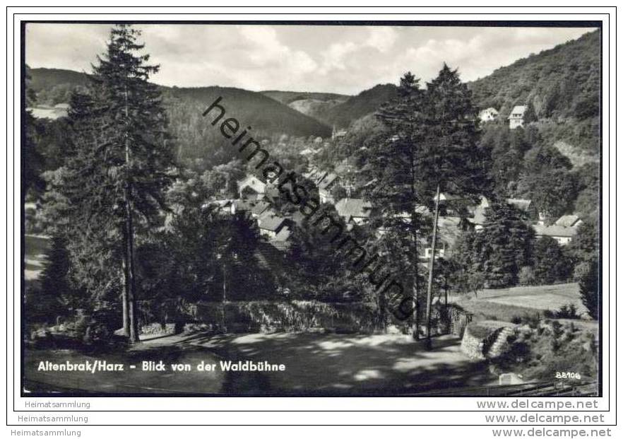 Altenbrak - Blick Von Der Waldbühne - Foto-AK - Altenbrak