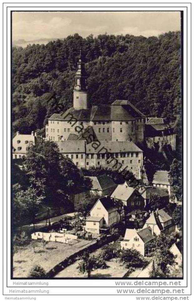 Weesenstein - Blick Zum Schloss - Foto-AK - Weesenstein A. D. Mueglitz