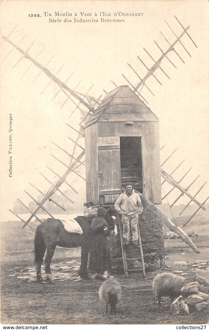 29-ILE-D'OUESSANT- UN MOULIN A VENTE A L'ILE D'OUESSANT - Ouessant