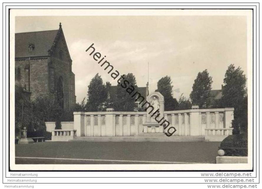 Saarlautern 3 - Gefallenen-Denkmal - Foto-AK - Kreis Saarlouis