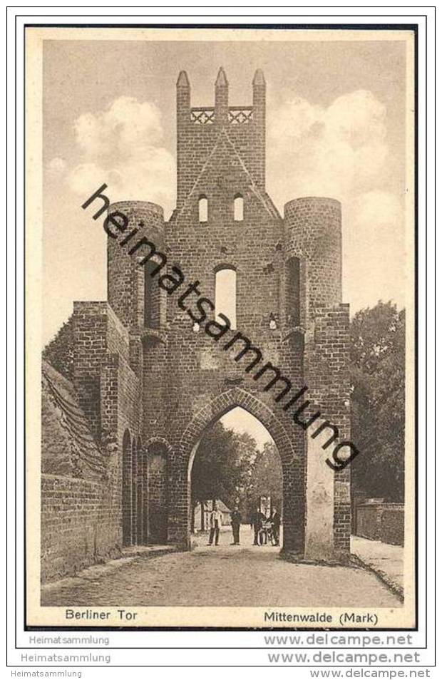 Mittenwalde - Berliner Tor - 30er Jahre - Mittenwalde