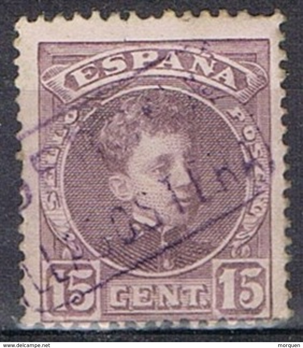 Sello 15 Cts Alfonso XIII, Carteria LLAGOSTERA (Gerona), Num 245 º - Usados