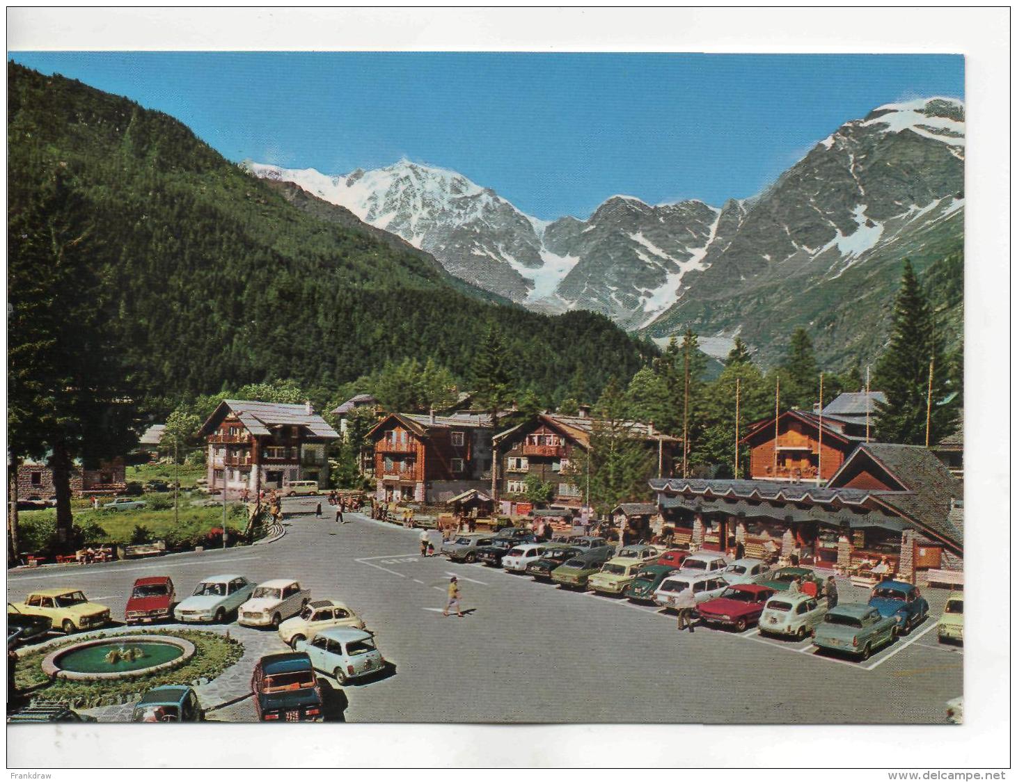 Postcard - Macugnaga - Rathausplatz - Und Monte Rose - Unused Never Posted  Very Good - Non Classificati