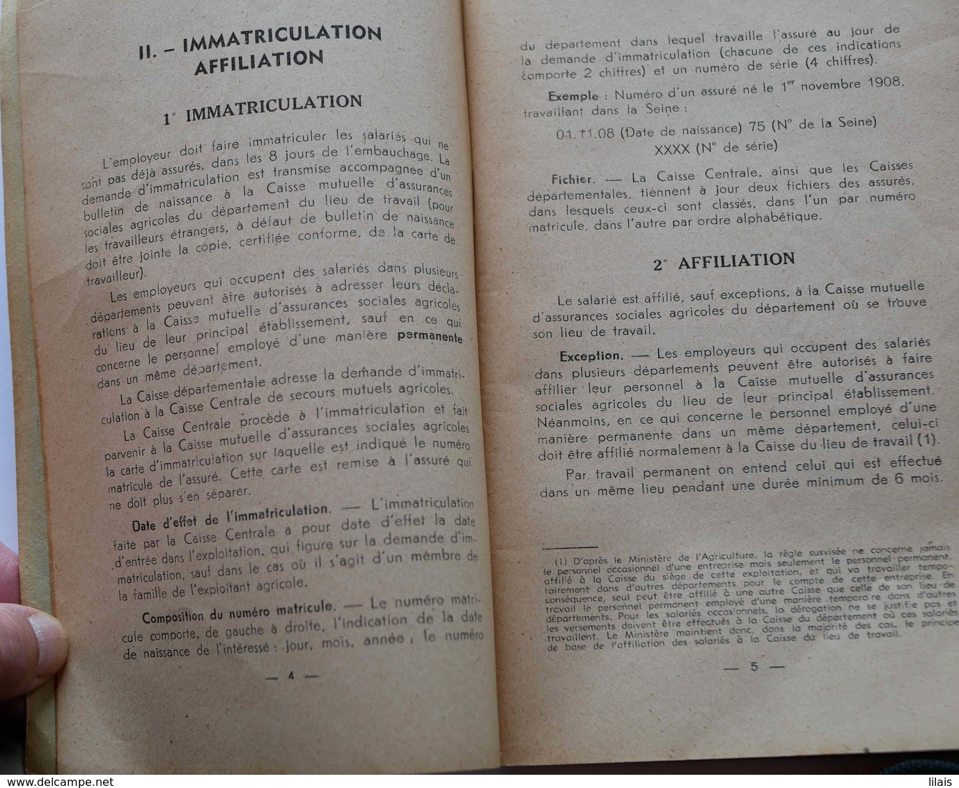 Petit Guide Des Assurances Sociales Agricoles - Decrees & Laws