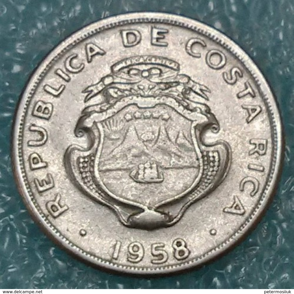 Costa Rica 10 Céntimos, 1958 -1363 - Costa Rica