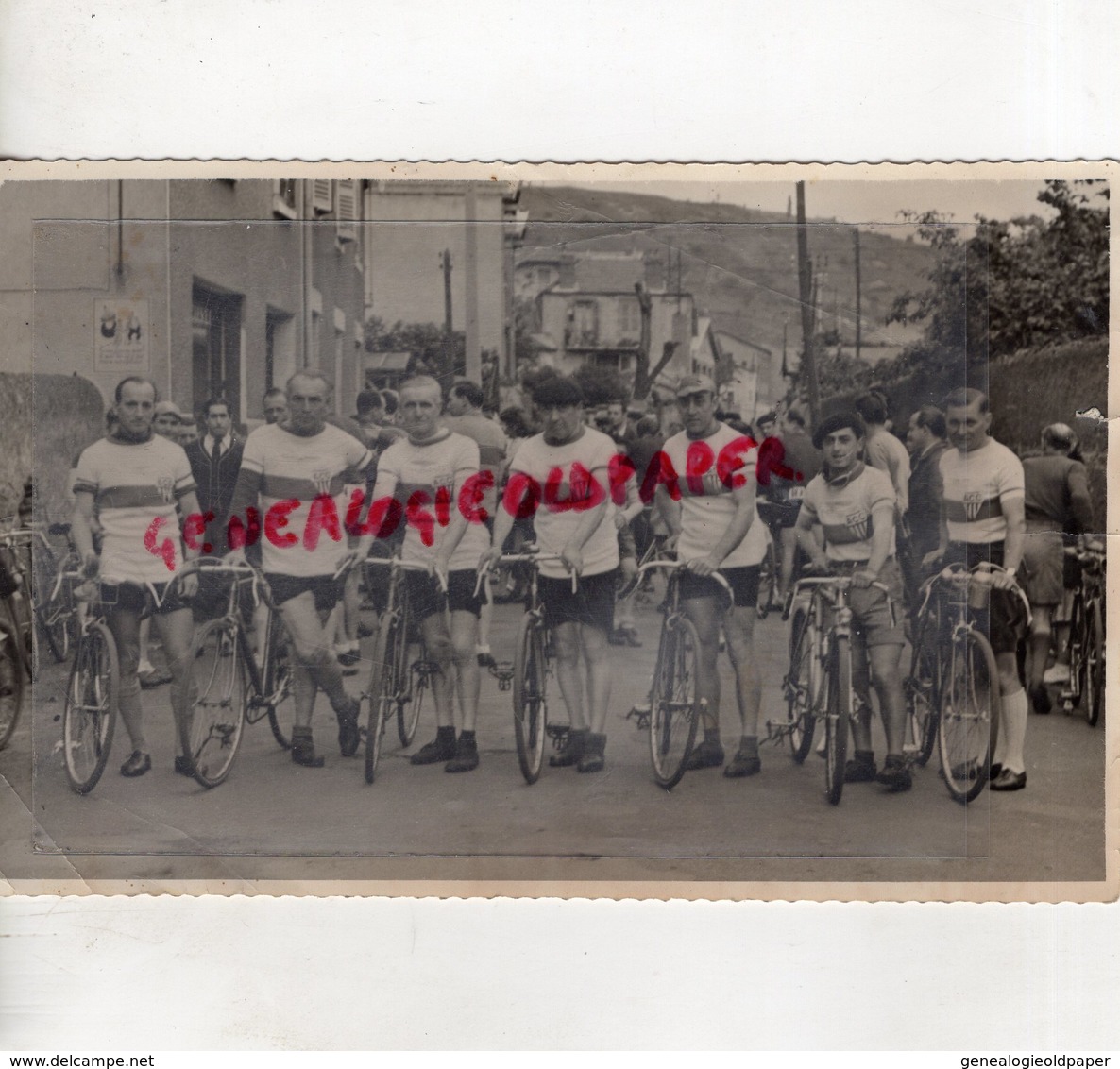 63- CLERMONT FERRAND - CYCLISME - CYCLISTE - ECUSSON ACC -ATLETIC CLUB CLERMONTOIS - PHOTO ORIGINALE - Cyclisme