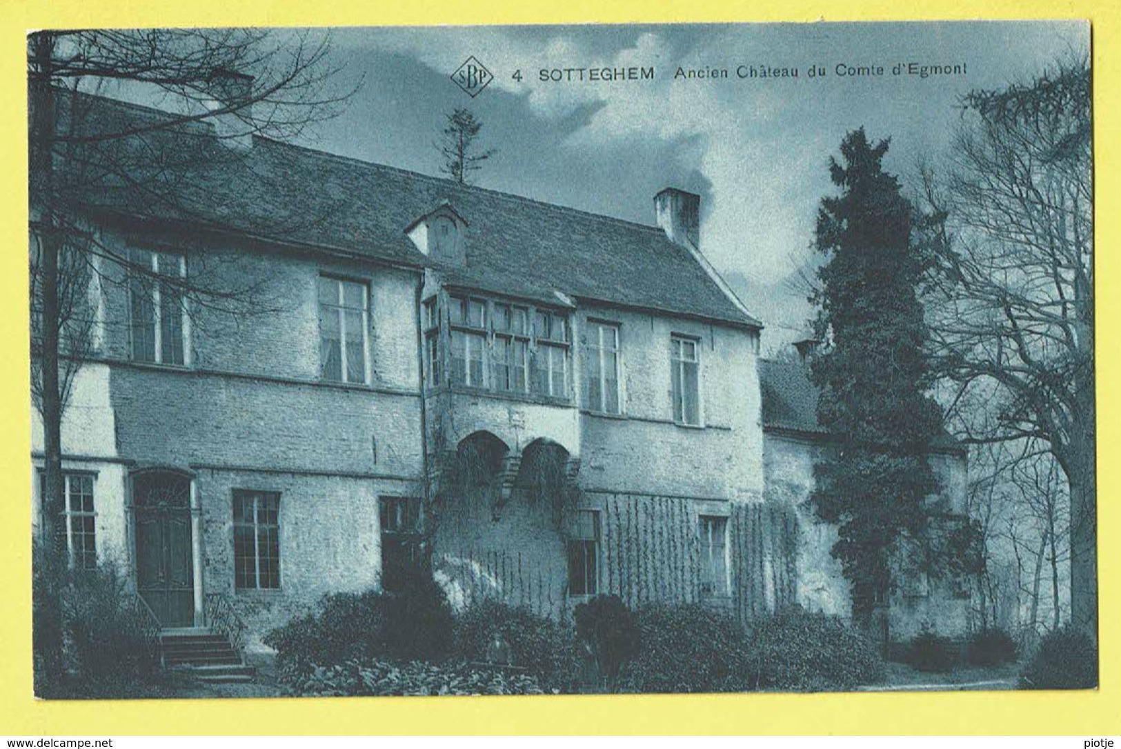 * Zottegem - Sotteghem * (SBP, Nr 4) Ancien Chateau Du Comte D'Egmont, Kasteel, Castle, Rare, Old, CPA, Unique - Zottegem