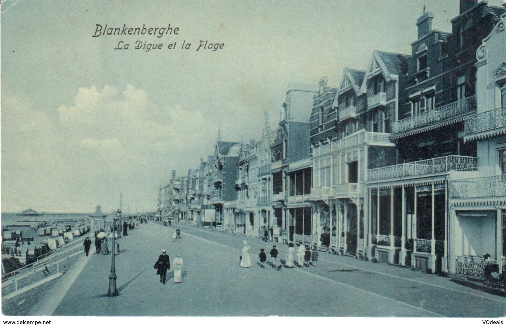 Blankenberge - CPA - Blankenberghe - La Digue Et La Plage - Blankenberge