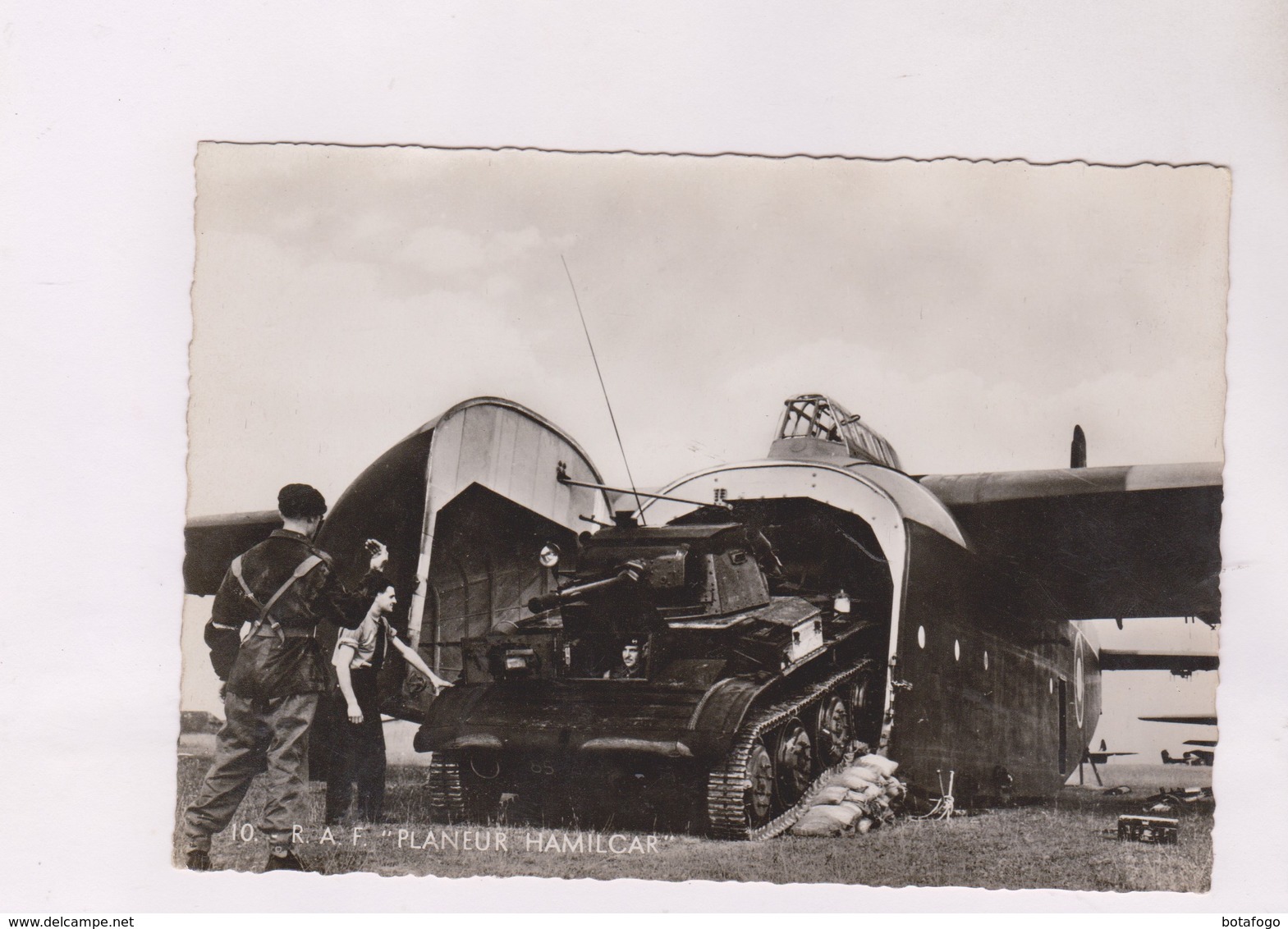 CPM PHOTO AVION ROYAL AIR FORCE, PLANEUR HAMILCAR - 1946-....: Moderne