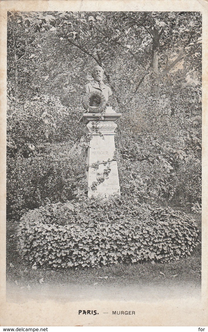 PARIS : Murger ( Statue ) - Estatuas