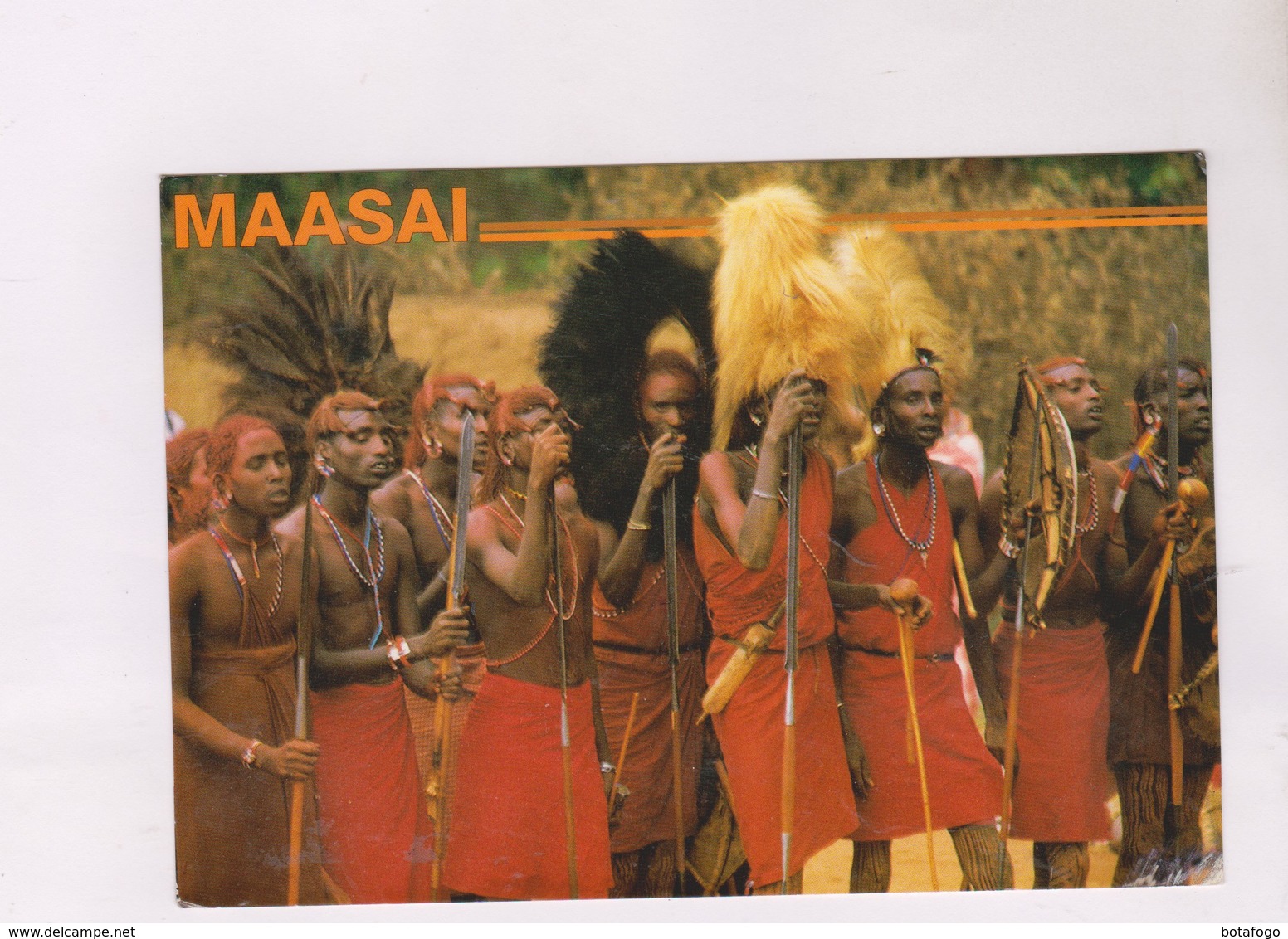 CPM KENYA,MAASAI WARRIORS (voir Timbres) - Kenya