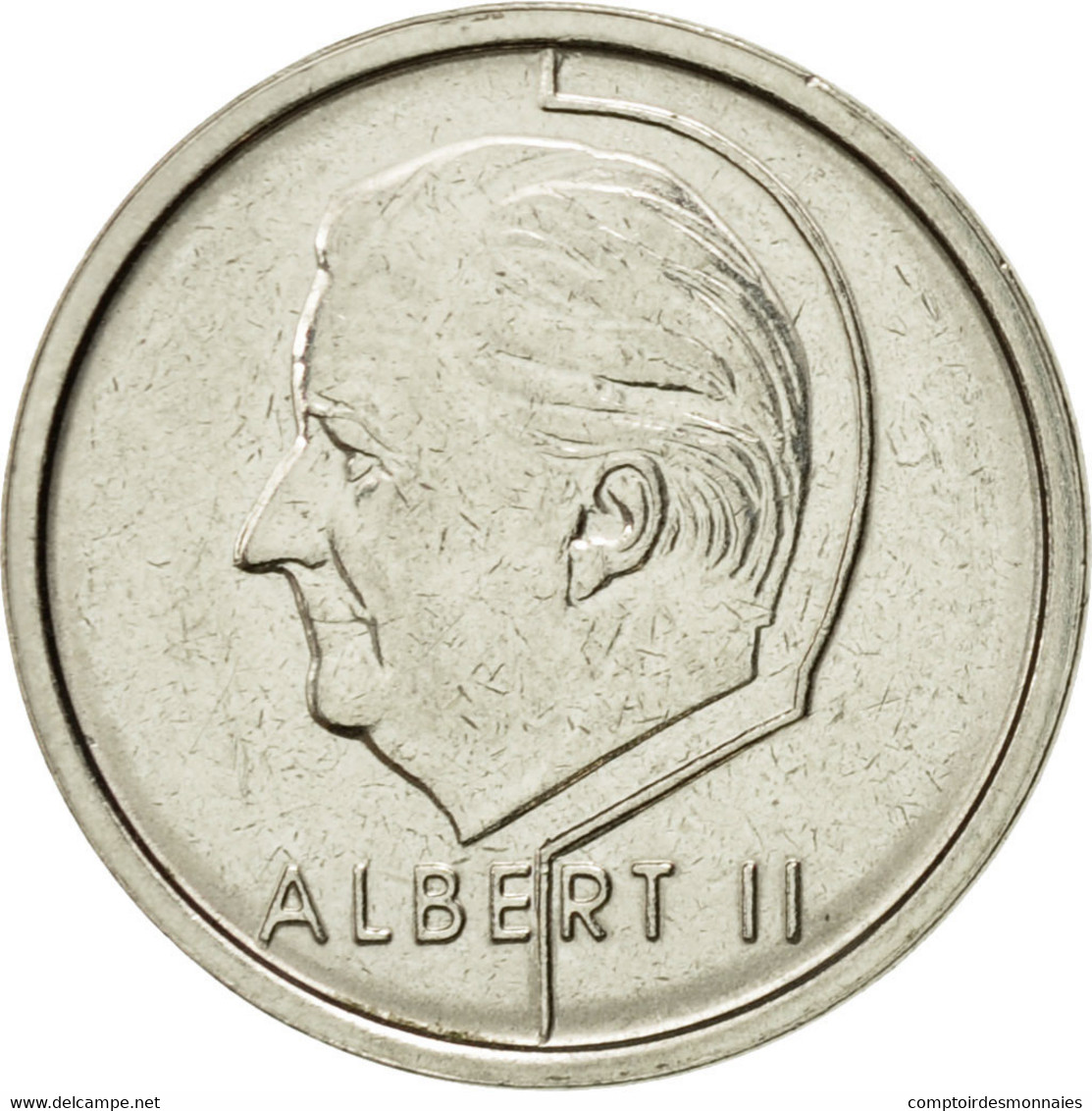 Monnaie, Belgique, Albert II, Franc, 1996, Bruxelles, SUP, Nickel Plated Iron - 1 Frank