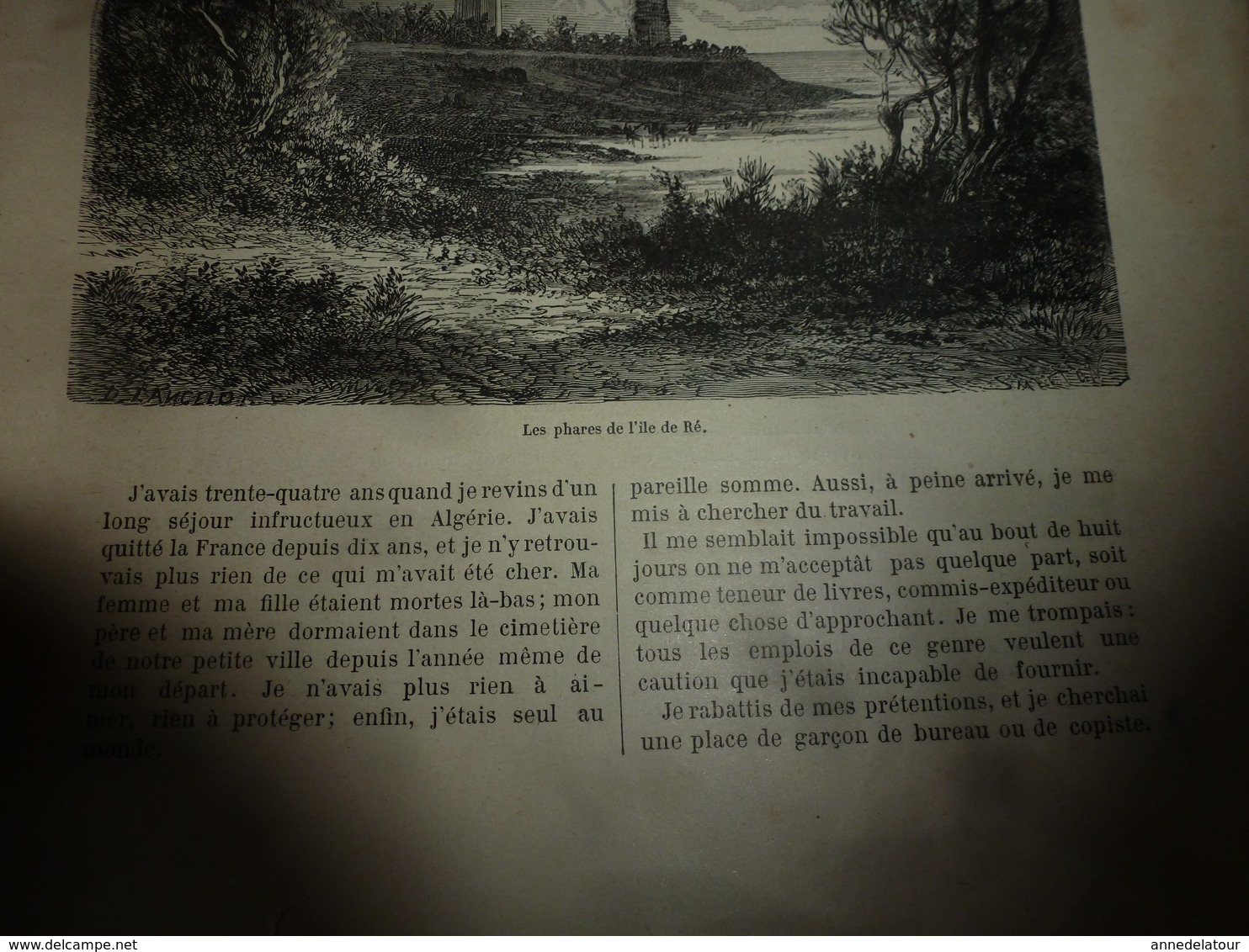 1890 Le Petit Français illustré:A bord de LA BRETAGNE avec Kermadec;Charles-Quint le français;Phare de l'ïle de Ré; etc