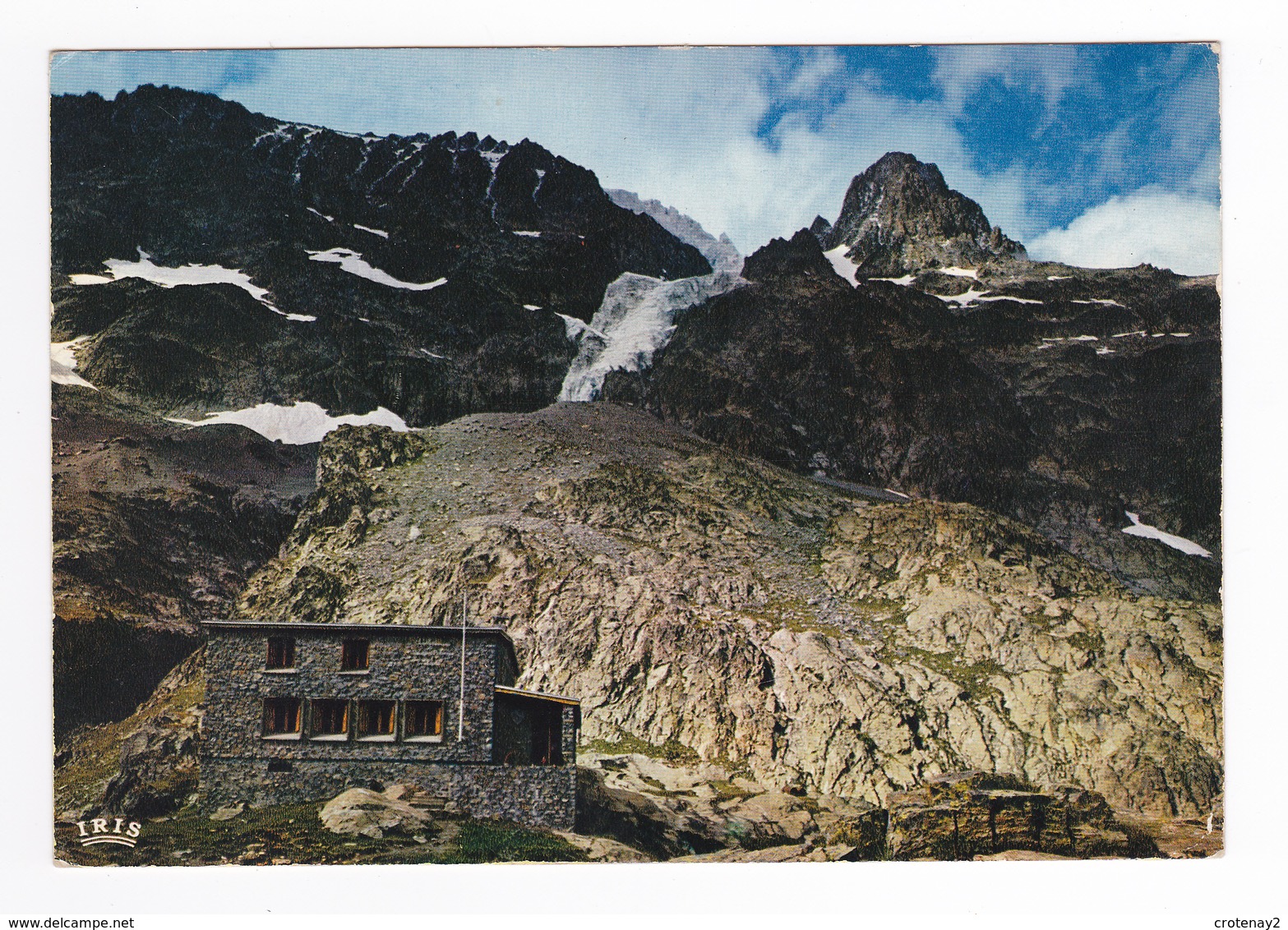 05 Parc National Du Pelvoux Vers Briançon Vallouise N°2769 Le Refuge Et Les Séracs Du Pelvoux En 1972 - Briancon