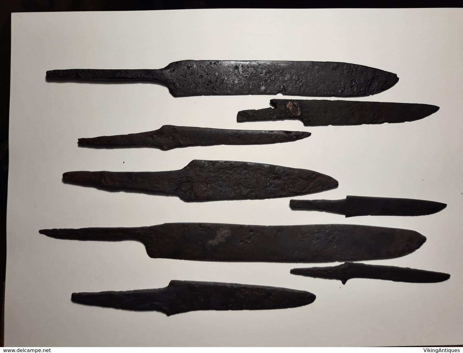 Collection Viking Combat Knifes 9-10 Century - Archéologie