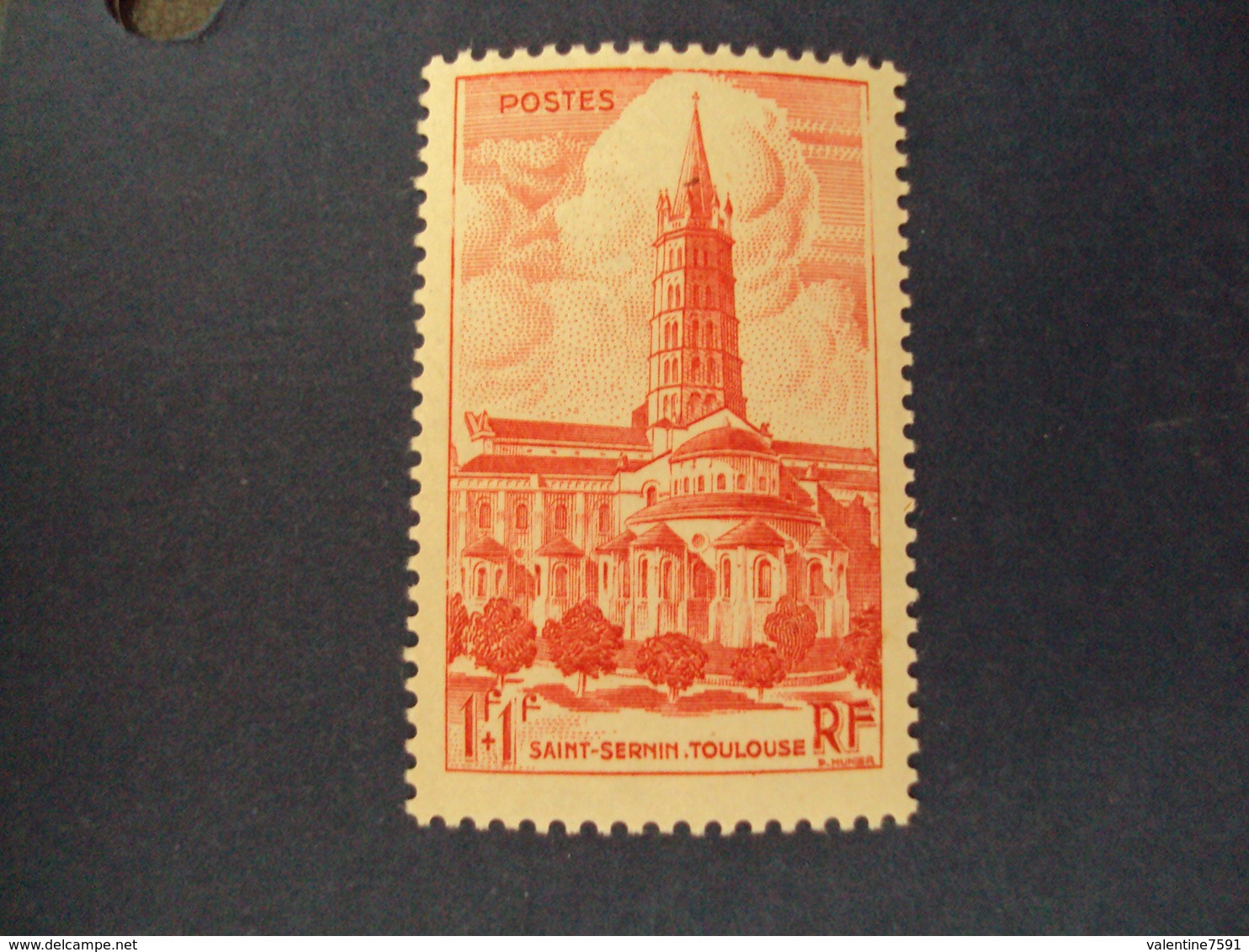 1947-timbre Neuf N° 772  - Cathédrales De France "  TOULOUSE   "      Côte 1.30      Net        0.40 - Neufs