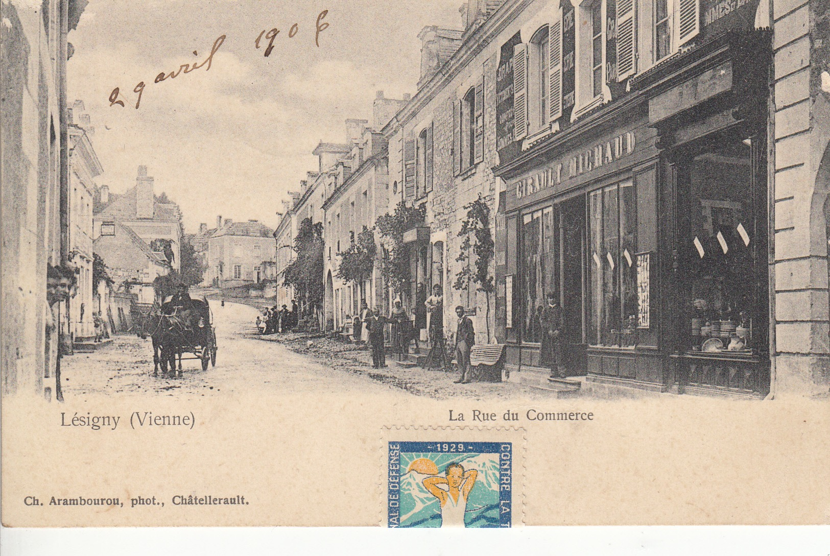 CARTE POSTALE DE LESIGNY - Autres & Non Classés